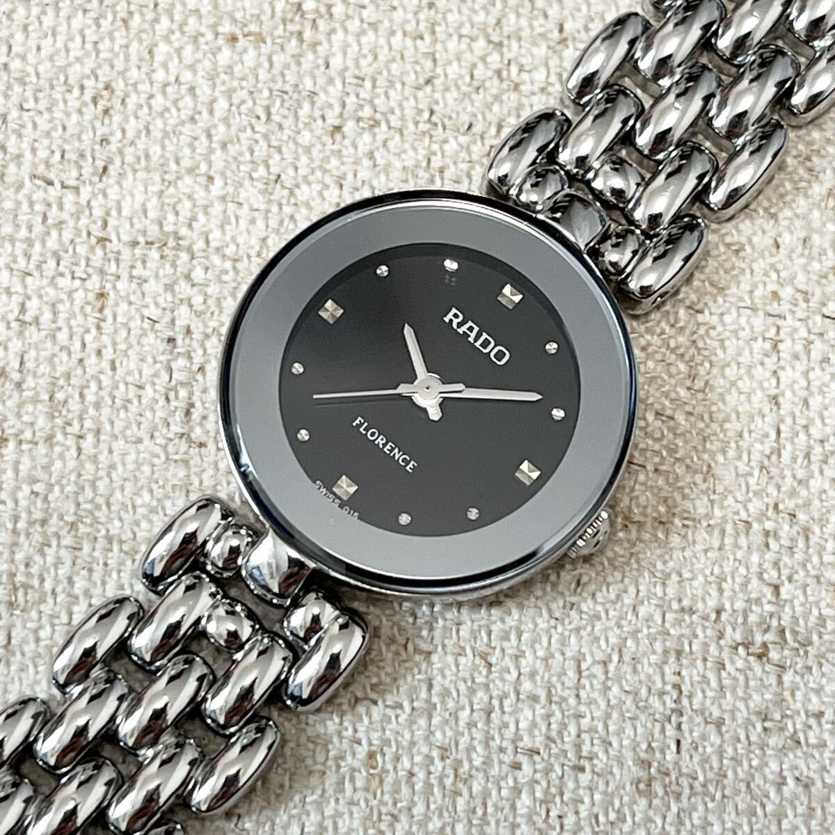 ラドー RADO FLORENCE 318.3744.4 レディース腕時計 Rado Florence 318.3744.4 Silver Dial Quartz Ladies Watch