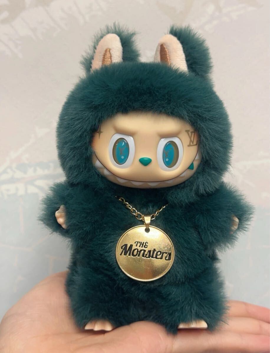 LABUPU zimomo 緑魔王ラブブ　ぬいぐるみ キーホルダー 在庫1点 LABUPU zimomo 緑魔王ラブブ ぬいぐるみ キーホルダー 在庫1点