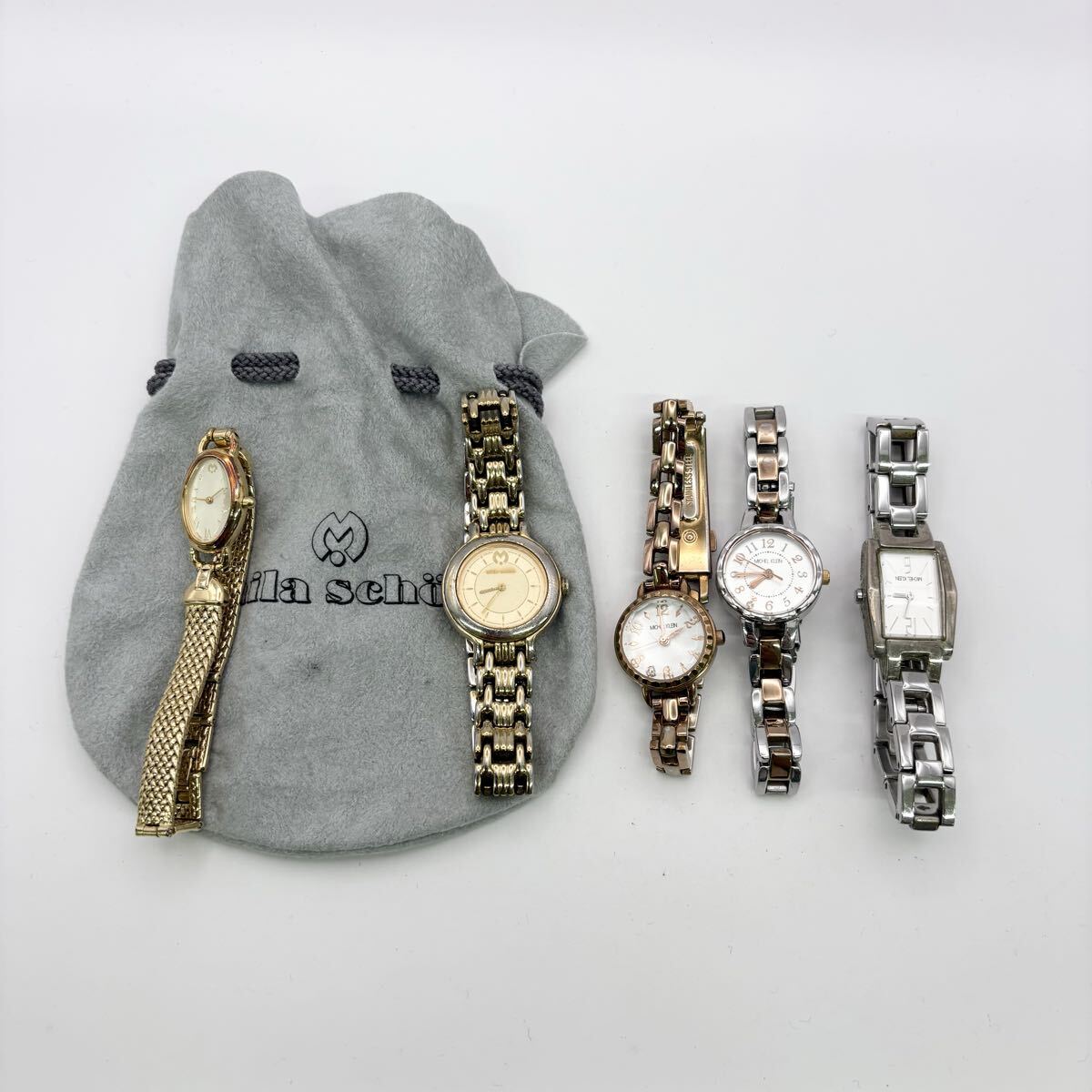 1807B〓 5点セット mila schon ミラショーン MICHEL KLEIN ミッシェルクラン 腕時計 レディース 時計 ウォッチ クォーツ 服飾小物
