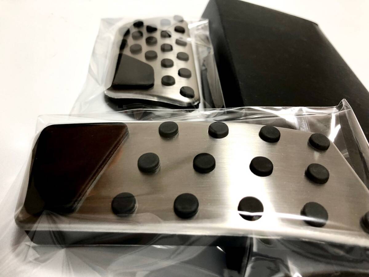 Jeep ジープ ラングラー 3代目 JK型 専用 メタルペダル アクセル ブレーキ ペダルカバーセット_画像3