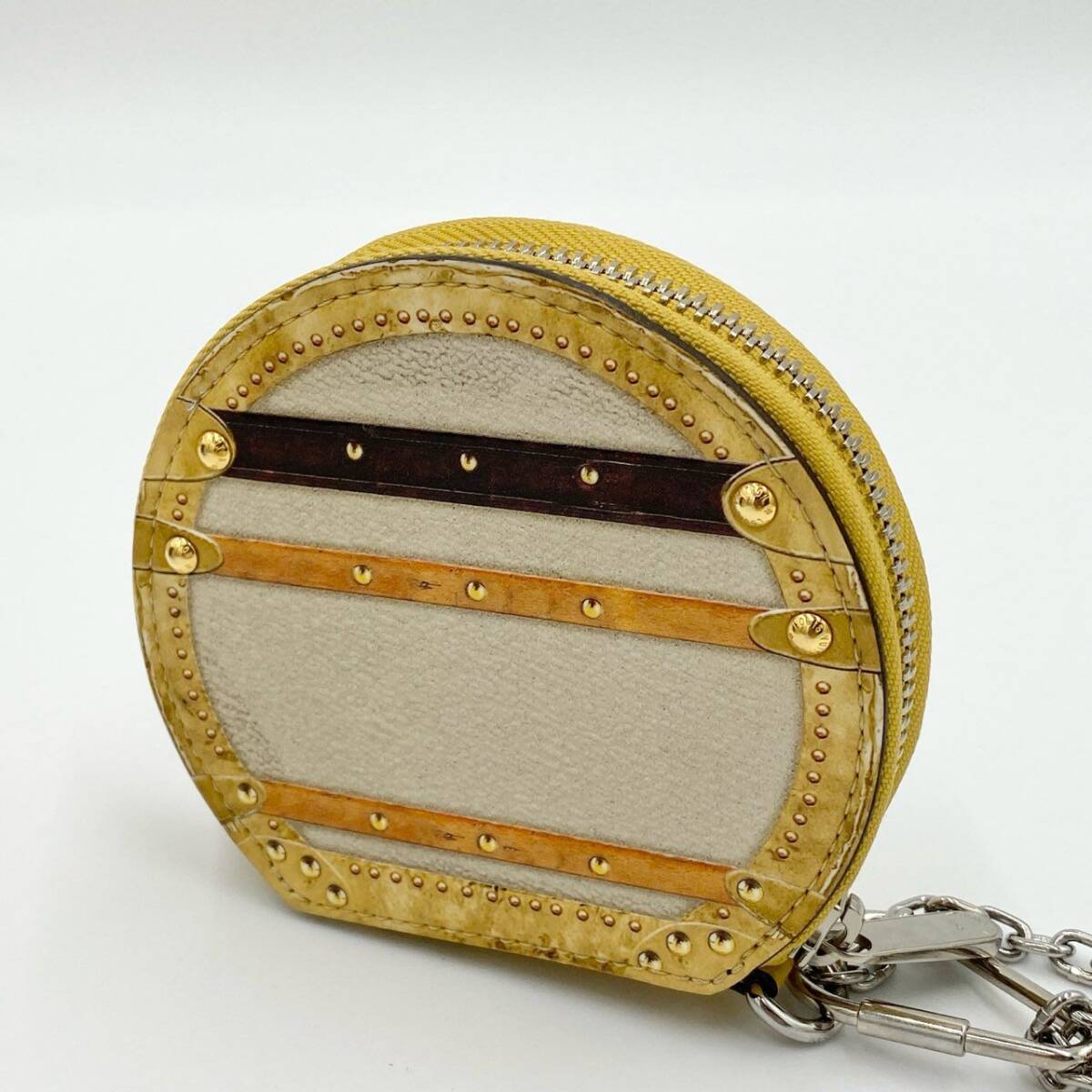 h21《美品》 LOUIS VUITTON ルイヴィトン マイクロ ボワット シャポー コインケース M52747 新宿伊勢丹限定 財布 箱付きt18r_画像3