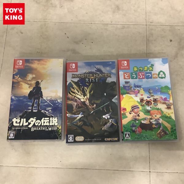 Switchソフト ゼルダの伝説、どうぶつの森 1円〜 Nintendo Switch あつまれ どうぶつの森 ゼルダの伝説