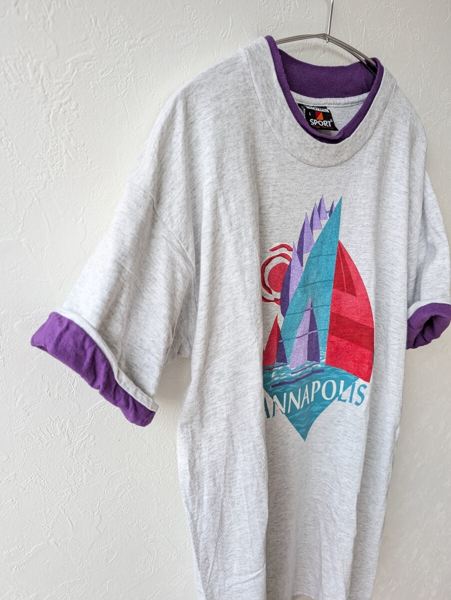 90s USA製 SIGNAL ヴィンテージTシャツ 古着 シングルステッチ 状態良好_画像4