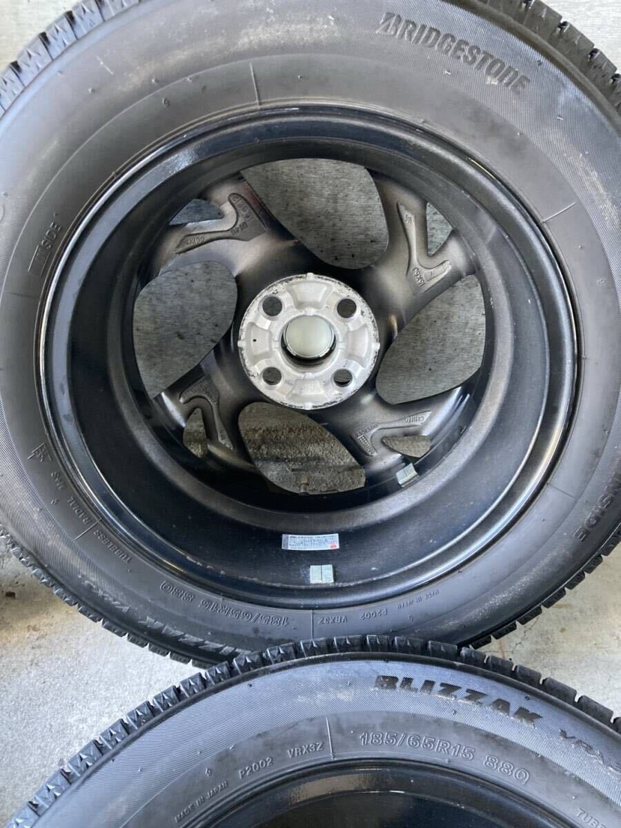 アルミホイールのみ トヨタ純正 MODERISTA モデリスタ SpinAirVI スピンエアー 15インチ 4本 15x6J +45 4H 100 札幌 手渡無料 の画像10