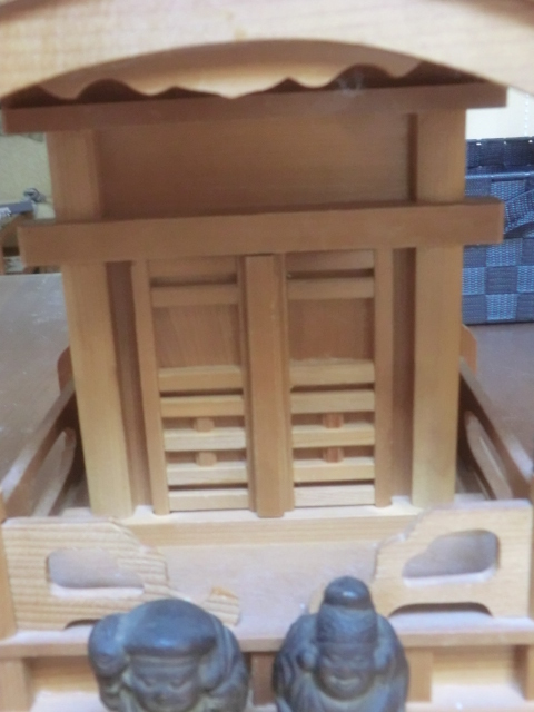 神棚関係神具●恵比寿大黒様と社　写真にある物全て　250817_画像3