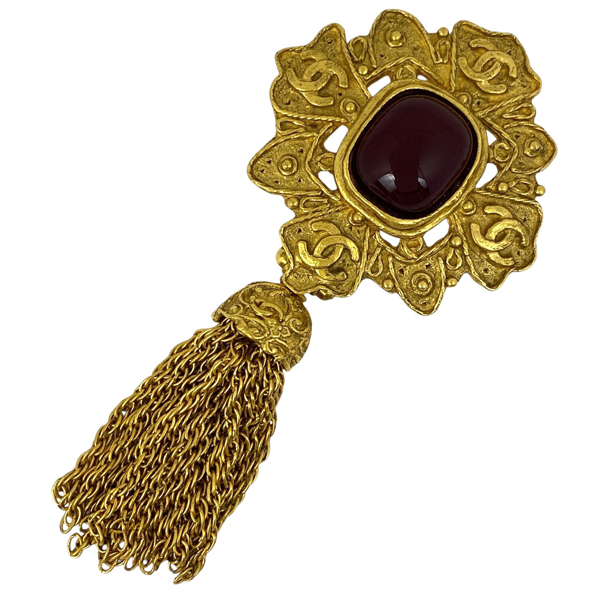 シャネルビンテージ　ブローチ おしゃれ☆エレガント】CHANEL ブローチ ココマーク ブローチ