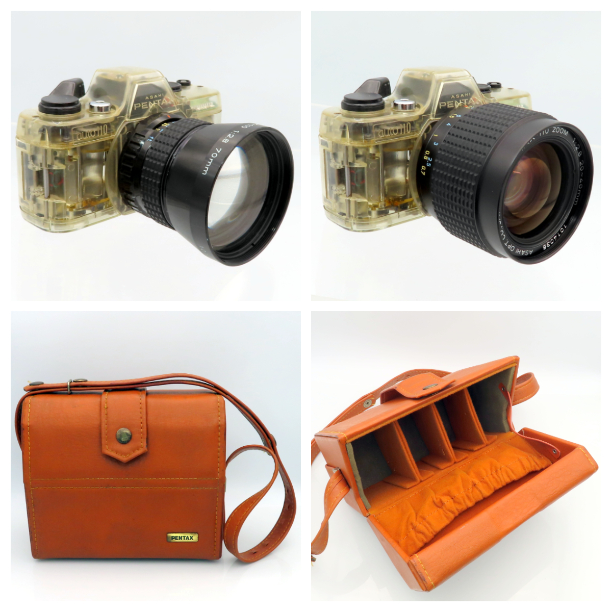 超希少◆Pentax auto 110 スケルトン + ブラック◆レンズ 全6種 超希少/コレクション級】Pentax auto 110 スケルトン + ブラック