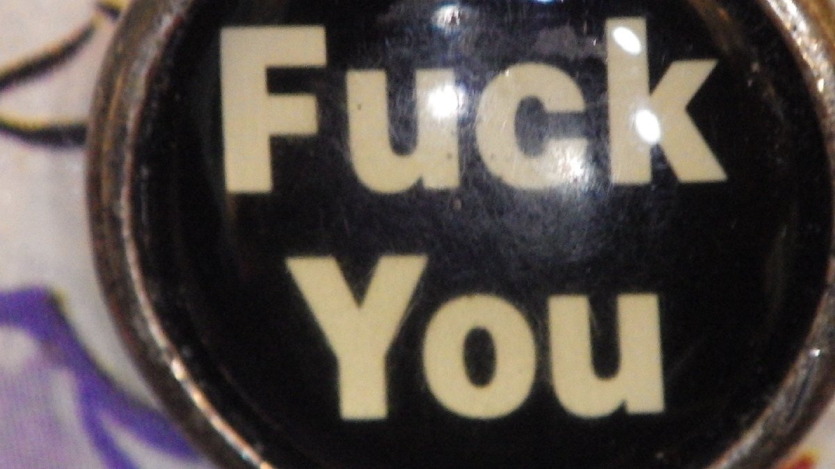 90’S★Winky&Dutch★FUCK YOU★ピンズ★ビンテージ★ファッキュー★ピンバッジ★USA★ウィンキー&ダッチ★くたばれ★PUNK★バイカー★_画像2