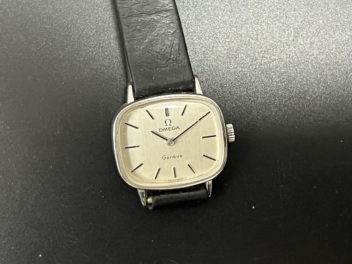 【稼働品】 OMEGA Geneve SS 手巻き時計 レディース 稼働 OMEGA オメガ ジュネーブ レディース腕時計 機械式 手巻き