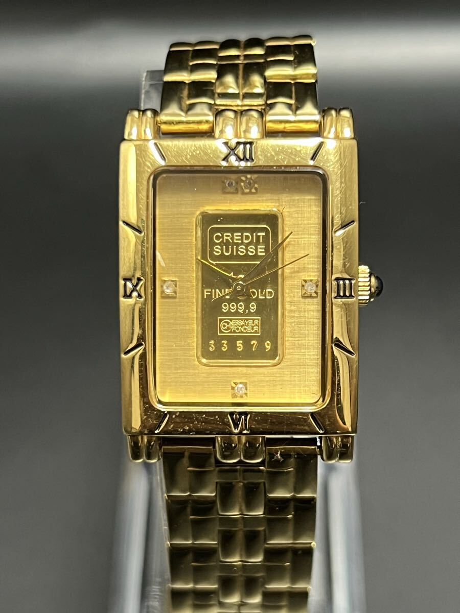 ELGIN エルジン 24K 純金 インゴット 1g クレディスイス ELGIN エルジン CREDIT SUISSE ゴールド インゴット 1g 999.9 FK