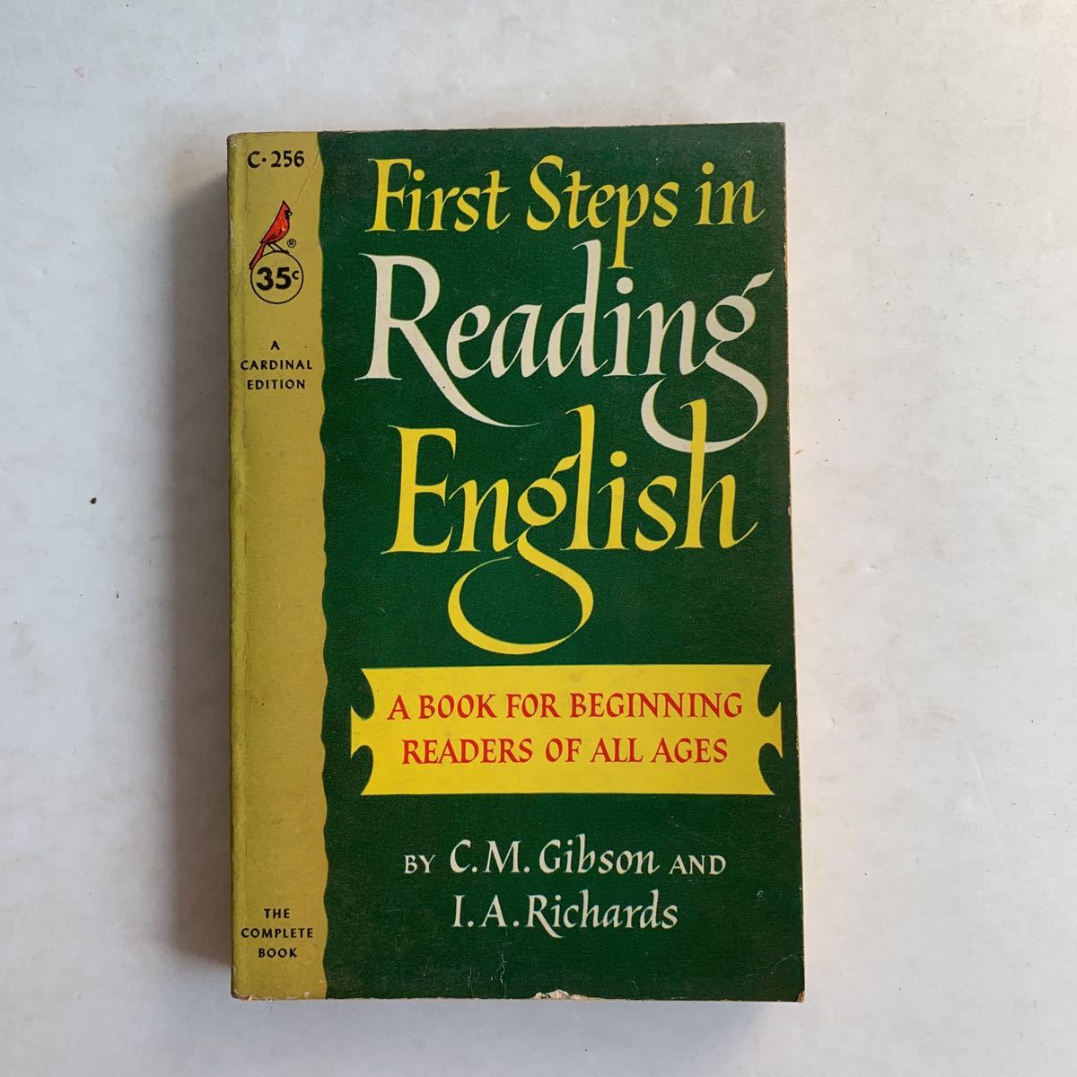 洋書　THE COMPLETE BOOK First Step in Reading English C.M.Gibson and I.A.Richards_画像1