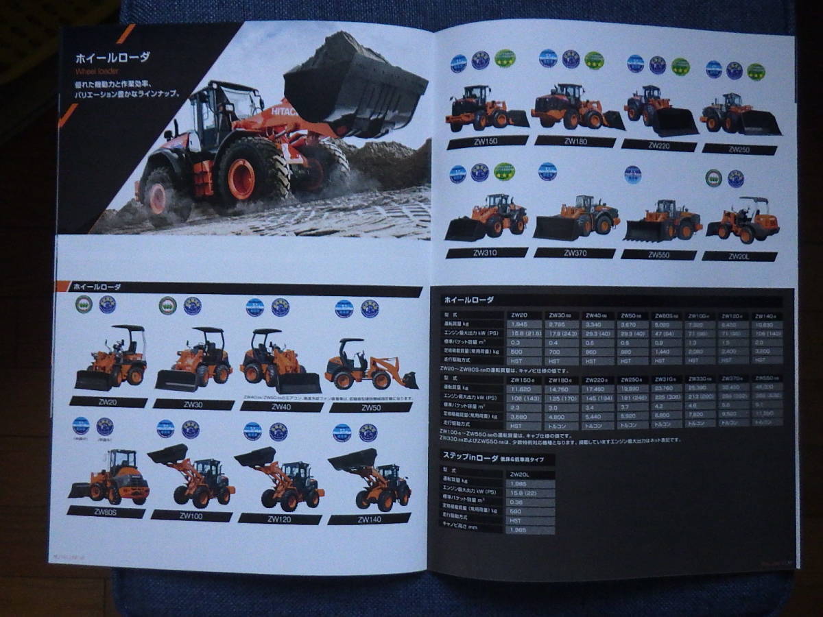  Hitachi building machine heavy equipment catalog product general catalogue (2019 year version )