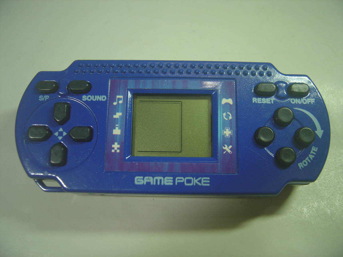 ヤフオク 作動 機能ｏｋ ゲームポケ ブルー テトリスなど