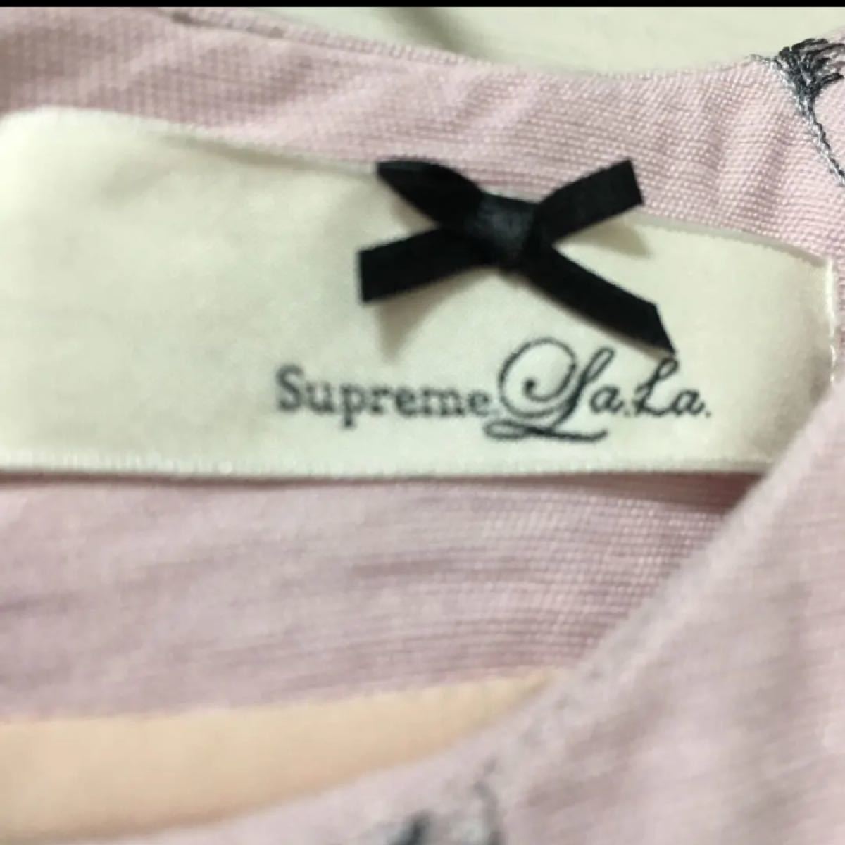 シュープリームララ 花柄 刺繍 ワンピース  美品☆ SUPREME.LA.LA.