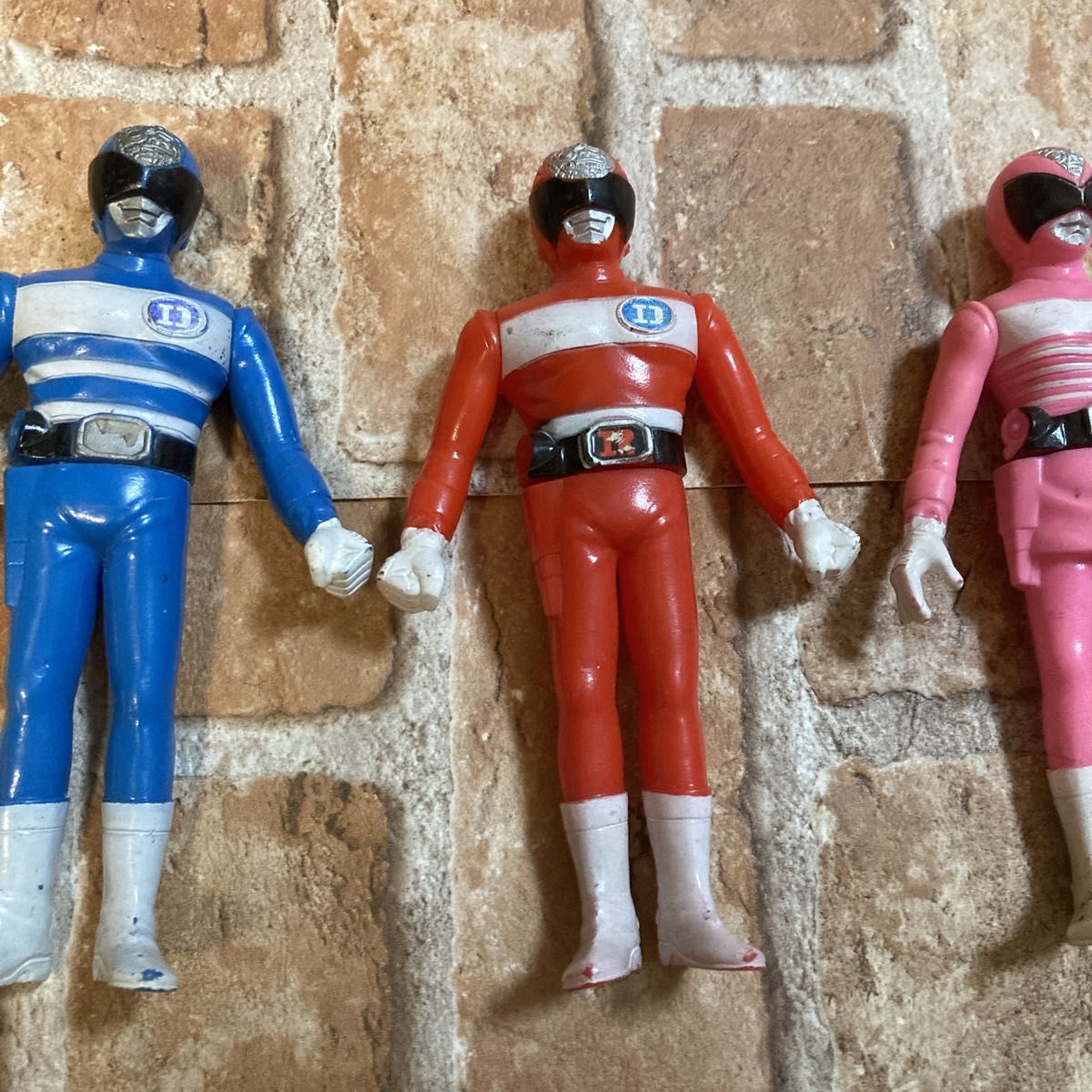 電子戦隊デンジマン フィギュア4体 電子戦隊デンジマン フィギュア 4体まとめ イエロー ブルー