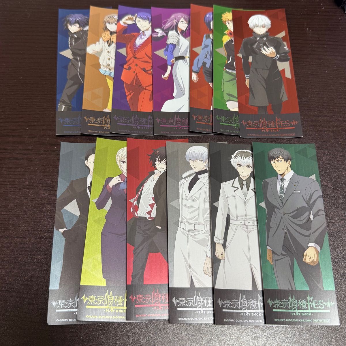 東京喰種 FES PLAYBACK ブロマイド 特典 非売品 東京喰種 FES PLAYBACK チケット風ホロカード コンプリート