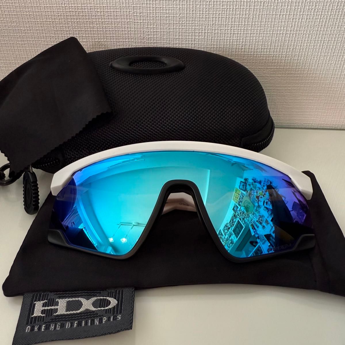 Oakley スポーツサングラス ホワイト/ブラック OAKLEY スポーツサングラス ホワイト ブラック 度なし|Yahoo