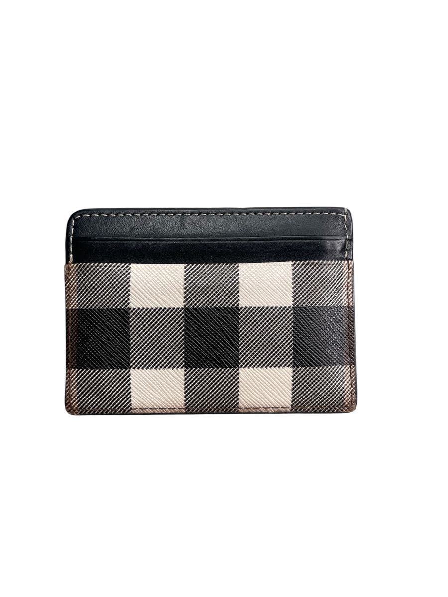 か*る様 BURBERRY ブラック 名刺入れ チェック柄 BURBERRY バーバリー カードケース チェック柄 メンズ