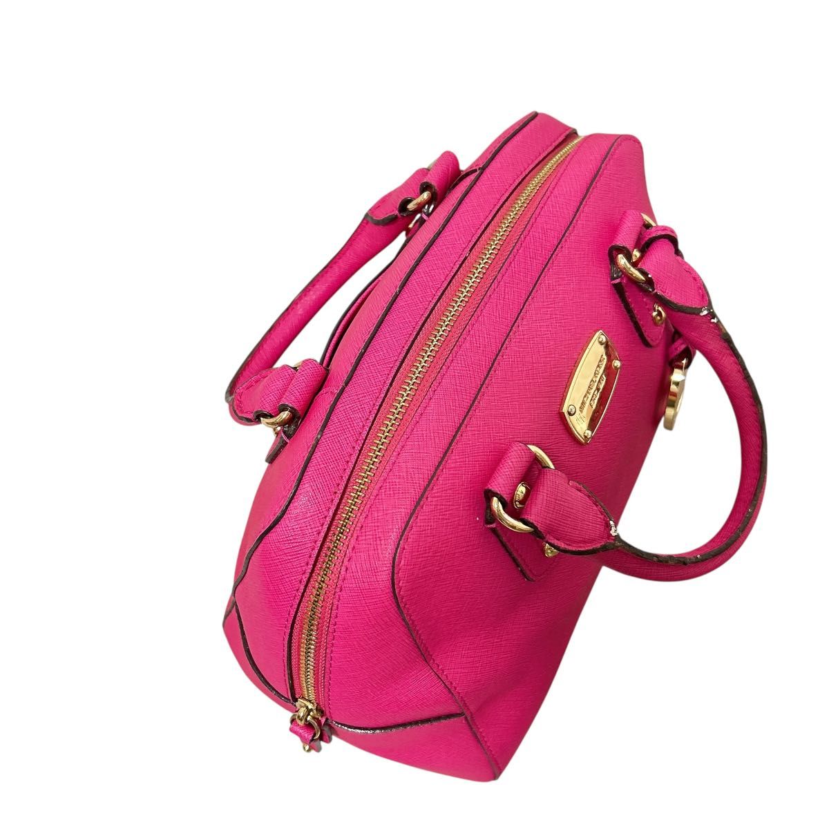 極美品 マイケルコース 2way ショルダーバッグ チェーン レザー ピンク MICHAEL KORS】 マイケルコース ハンドバッグ ショルダーバッグ