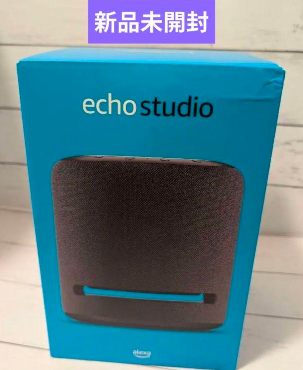 新品・未開封 Amazon Echo Studio スピーカー 新品未開封】 Amazon Echo Studio スピーカー|Yahoo!フリマ(旧