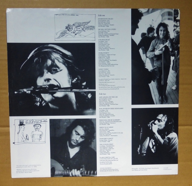 THE WATERBOYS「FISHERMAN’S BLUES」米ORIG [CHRYSALIS / ENSIGN] シュリンク美品_画像3