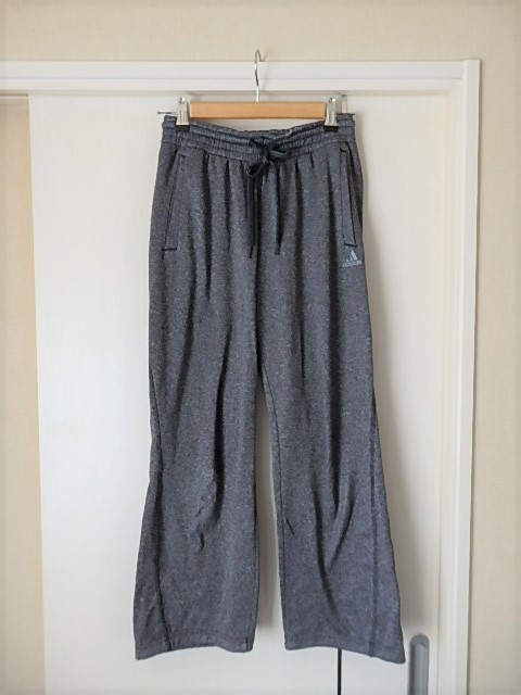 ADIDAS Adidas * женский тренировочные штаны M размер * серый серия длинные брюки CLIMAWARM Logo вышивка * тренировка . на улице 