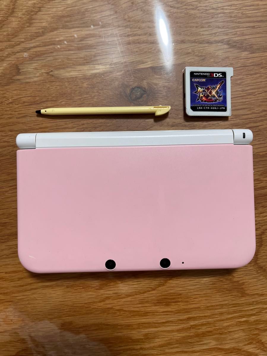 動作確認済 3DS本体 ピンク verll.9.0 タッチペン付 ニンテンドー3DS LL ピンク 本体 タッチペン ソフトセット