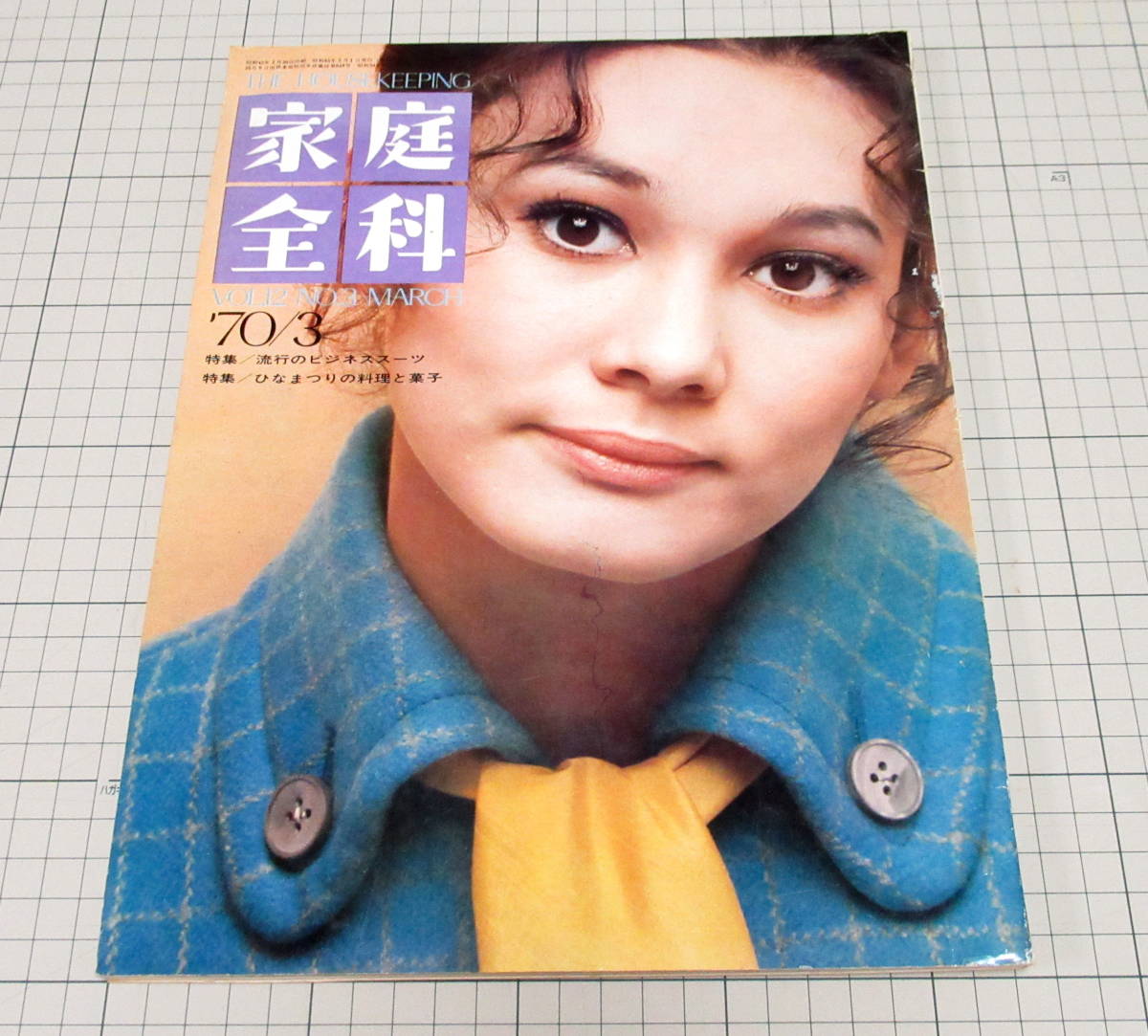 レトロ 家庭全科 1970 昭和45年 3月号/富岡多恵子 金子功 日野皓正/美人探訪 浅丘ルリ子/島崎 信 森村桂 大河内昭璽 夏堀正元 波多野須美 _画像1