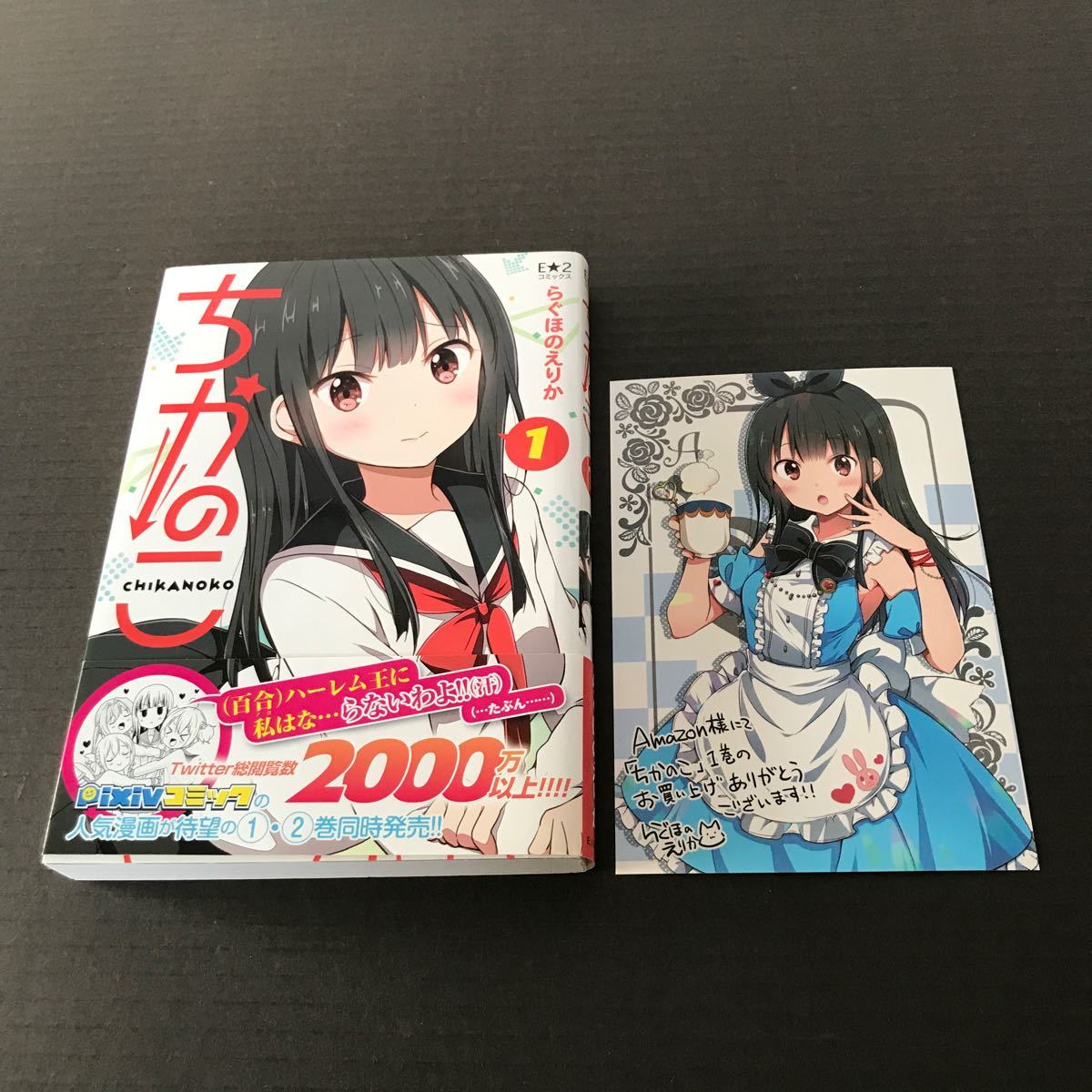 Paypayフリマ ちかのこ 1巻 ポストカード付き らぐほのえりか Paypayフリマ ちかのこ 1巻 ポストカード付き らぐほのえりか