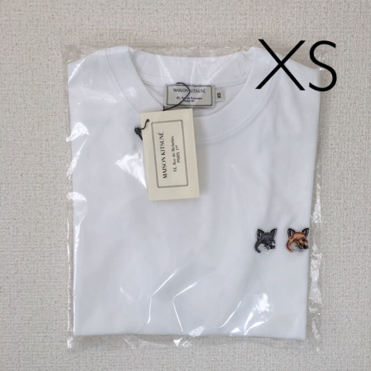 半袖Tシャツ Tシャツ　メゾンキツネ　XS ホワイト　白　彼女　プレゼント