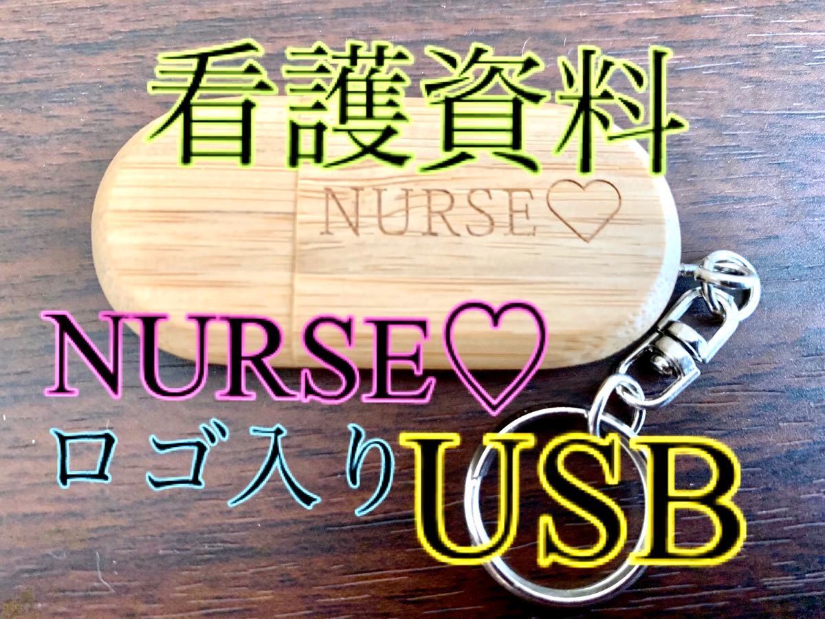 看護資料　ロゴ入り　USB (^^)