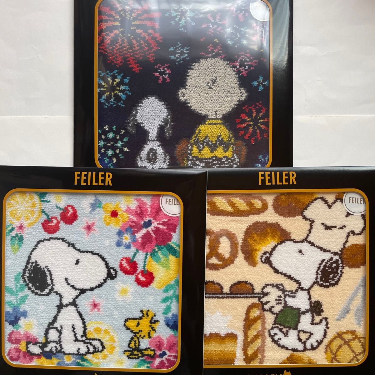 FEILERフェイラー スヌーピー タオルハンカチ 3枚セットused美品 フェイラー FEILER スヌーピー 3枚 ハンカチ|Yahoo!フリマ(旧