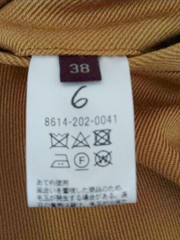 6(ROKU) BEAUTY & YOUTH KARSEY PANTS/パンツ タック入りパンツ定価20,350円　キャメル38/ウール/ 20819_画像7