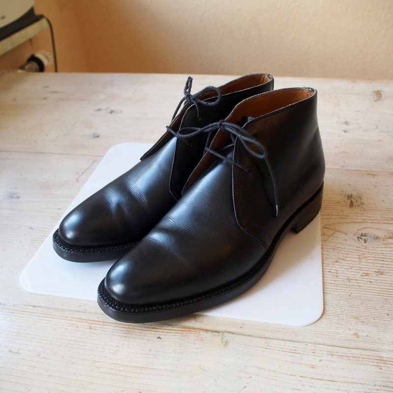 希少 美品 ドイツ エドワードマイヤー ED Meier Chukka ブーツ 革靴