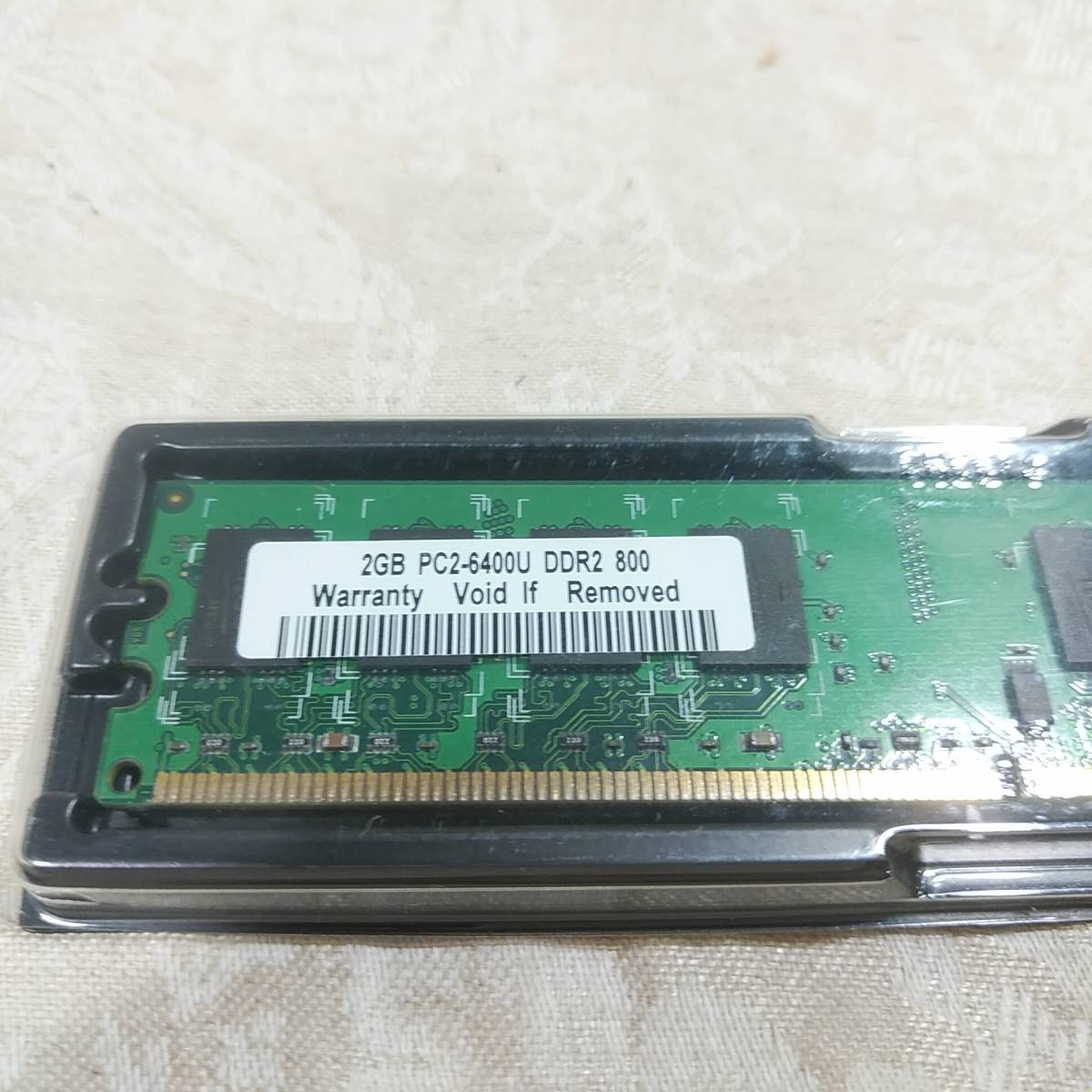 新品未使用 ノーブランド品 4GB（2GB*2枚）DDR2/800MHz PC2-6400U 240ピン CL6 デスクトップメモリ DIMM用 送料無料_画像2