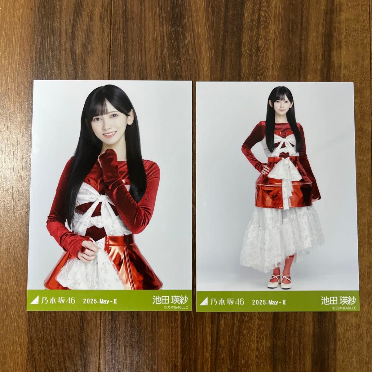 池田瑠紗 乃木コレ SR仕様4種セット 乃木坂46 池田瑛紗さん 生写真乃木コレ スペシャル衣装46ノーマル