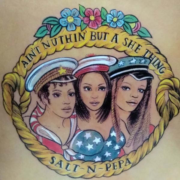 12inchレコード　 SALT-N-PEPA / AIN'T NUTHIN' BUT A SHE THING_画像1