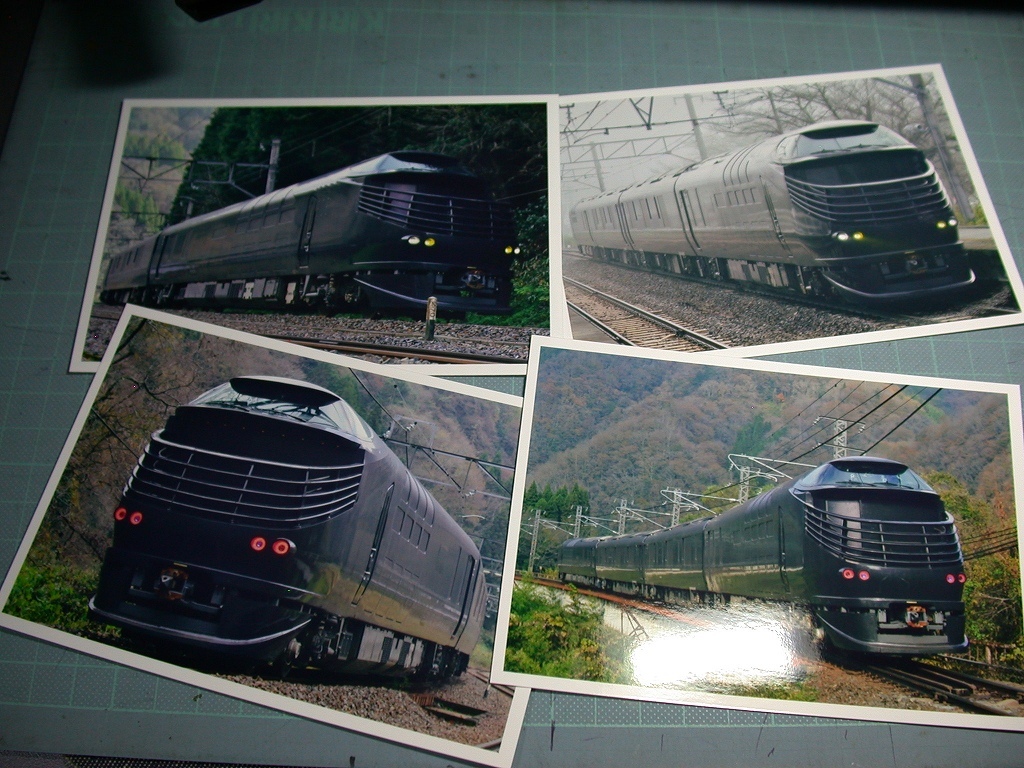 K【処分特価】Ｌ版４枚鉄道写真　JR西日本　トワイライトエクスプレス瑞風　試運転　（２） _画像1