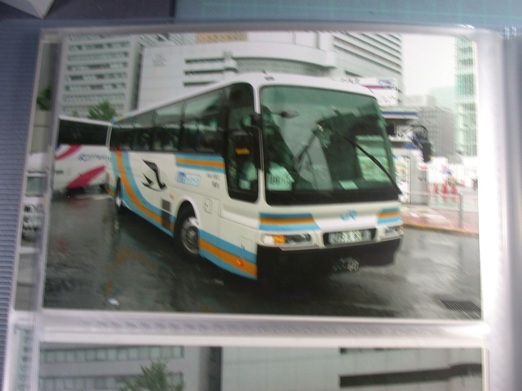 【バス写真】ＫＧ（ハガキ）版４枚　JR四国バス　エアロバス　大阪駅_画像4
