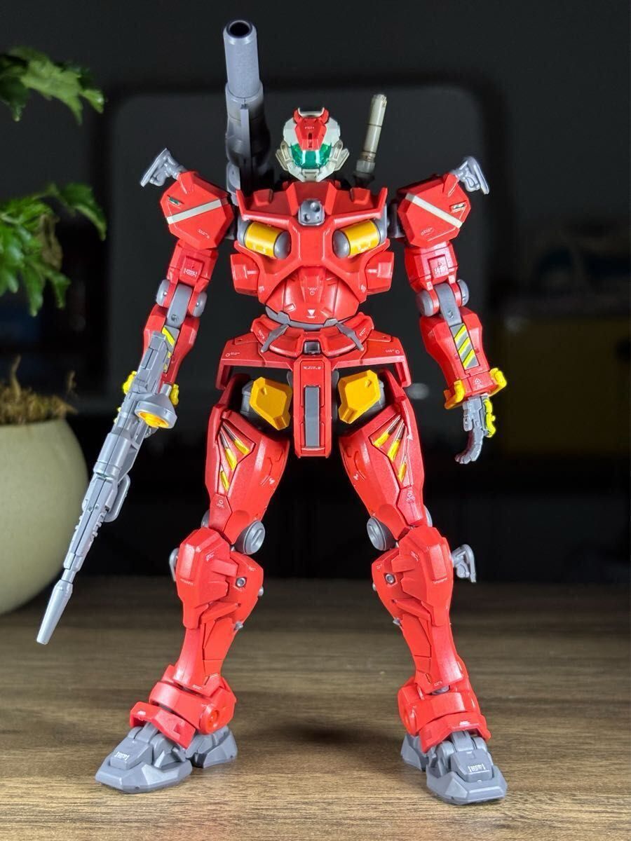 HG 赤いガンダム&GQuuuuuuX塗装完成品 未塗装軽キャノンまとめ売り 機動戦士ガンダムGQuuuuuuX ジークアクス HG 軽キャノン 全塗装