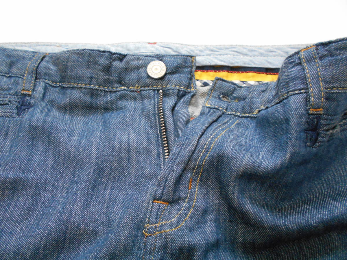( прекрасный товар бесплатная доставка!) POLO PALPH LAUREN Polo Ralph Lauren мужской индиго голубой широкий Denim брюки джинсы W28 удар 21