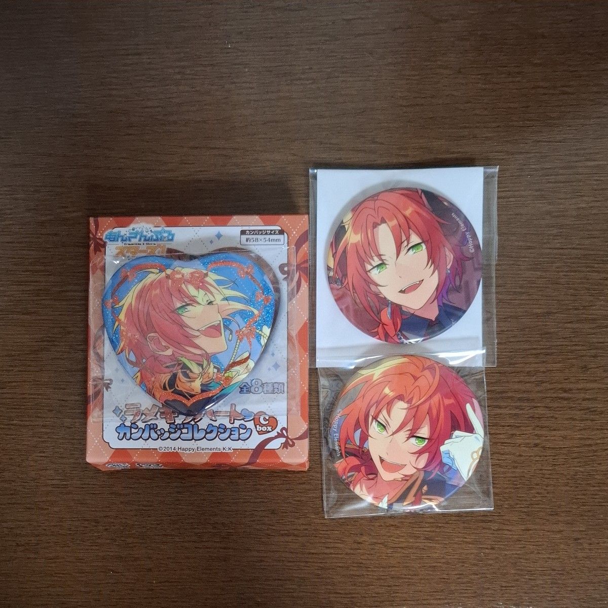 あんスタ 月永レオ ジャッジメント ビッグ ハート缶バッジ 150個 まとめ売り あんさんぶるスターズ あんスタ 缶バッジ 月永レオ ラメキラ