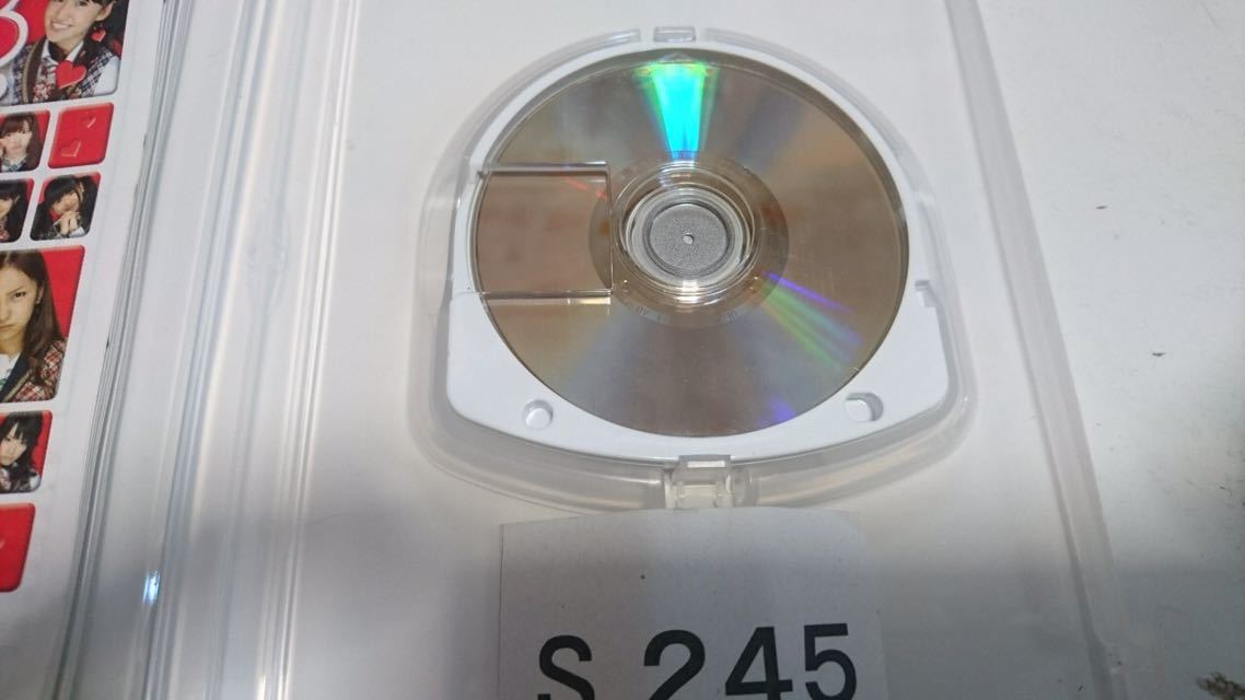 AKB 1/48 アイドルと恋したら SONY PSP プレイステーション ポータブル PlayStation ソフト 動作確認済 ゲーム 中古 バンダイ