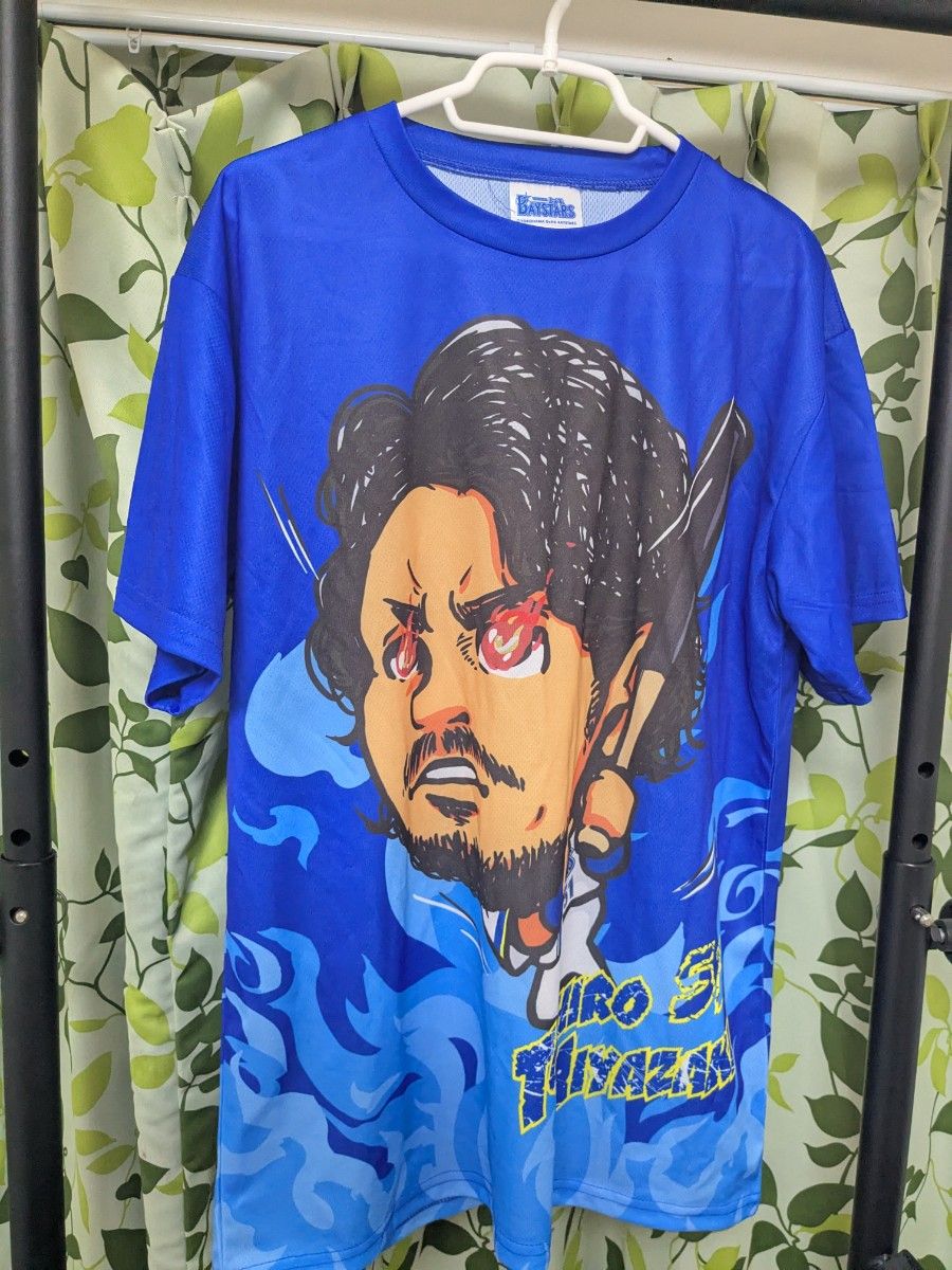 横浜ベイスターズ Tシャツ 宮崎敏郎選手 横浜DeNAベイスターズ 青炎シリーズ Tシャツ 宮崎敏郎#51|Yahoo