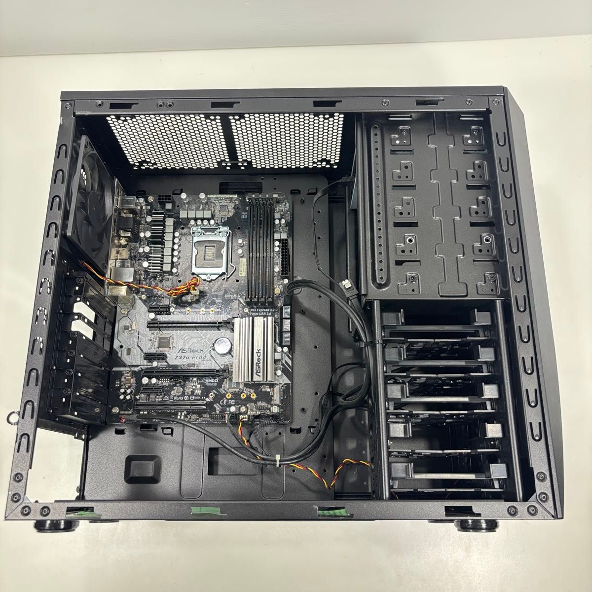 ガレリアPCケース+電源+マザーボード+CPU+メモリ PCケース ガレリア ATX ミドルタワー +Z370マザーボード 動作
