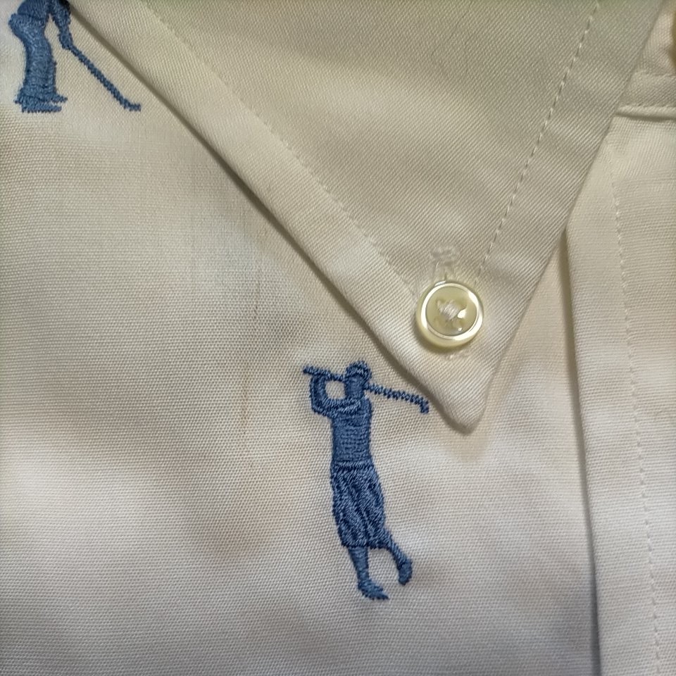 ラルフローレンのシグネチャー刺繍のシャツ、サイズL