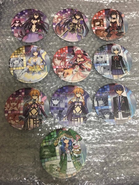 デート・ア・ライブ youme youmecafe 10種コースター セット デート・ア・ライブ youme youmecafe 10種コースター セット