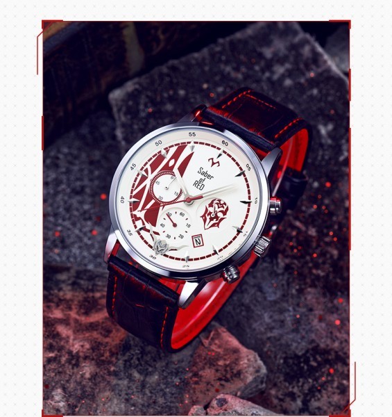 fate Apocrypha FGO　赤のセイバー モードレッド 　腕時計 ウォッチ 公式 海外限定_画像2