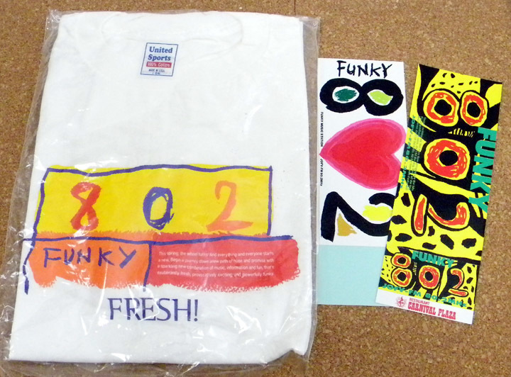 * FM802 / T-shirt & van bar sticker [2 kind ]