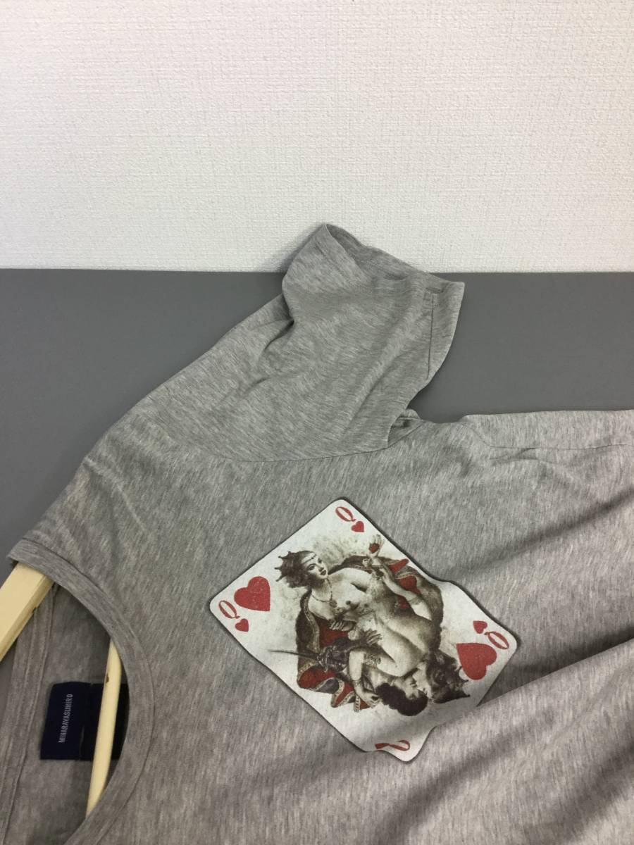  superior article MIHARAYASUHIRO Mihara Yasuhiro T-shirt S size playing cards pattern 